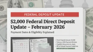 $2,000 Federal Direct Deposit Update – February 2026 Payment Dates & Eligibility Explained