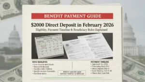 $2000 Direct Deposit in February 2026: Eligibility, Payment Timeline & Beneficiary Rules